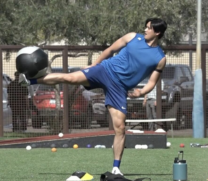 大谷翔平　下半身トレーニング