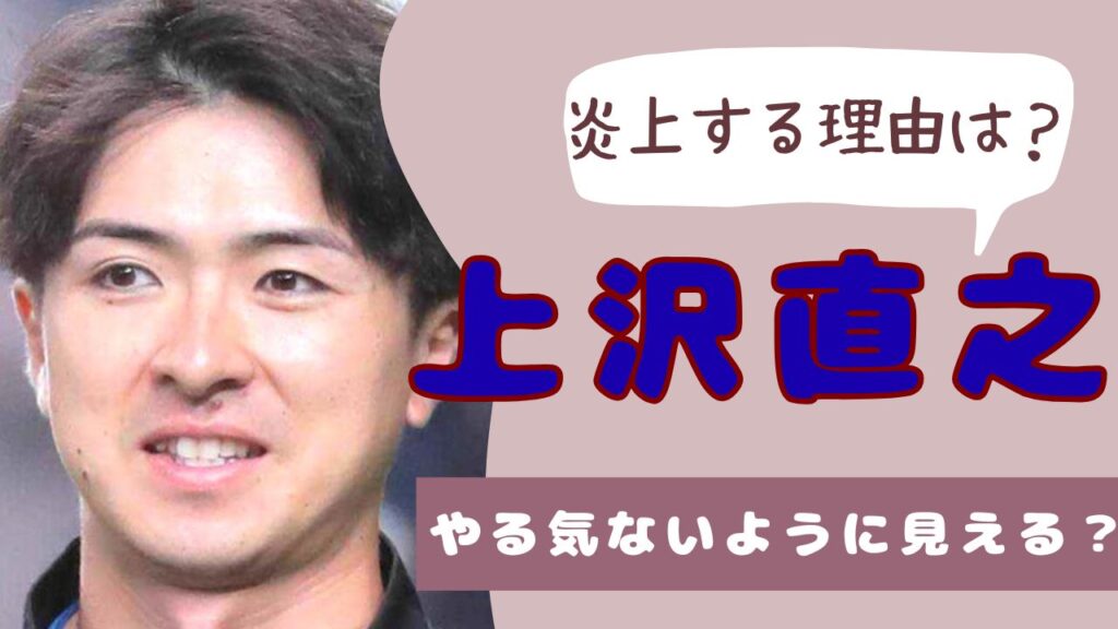 上沢直之　炎上
