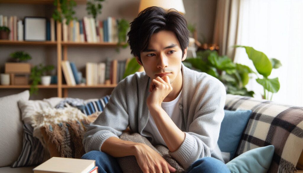 どのくらいのサイズか考えている男性