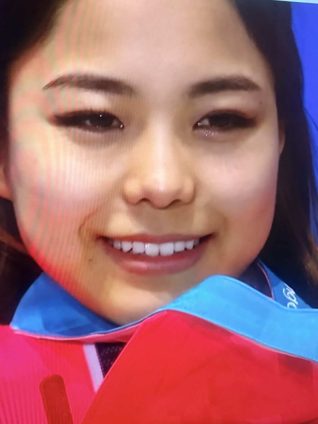 平昌オリンピックで銅メダルを取ったときの高梨沙羅選手