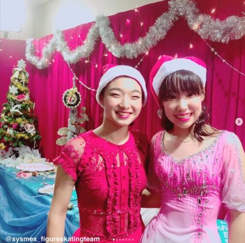 2018年12月28日メダリストオンアイス2018 後、三原舞依選手とともに写る写真