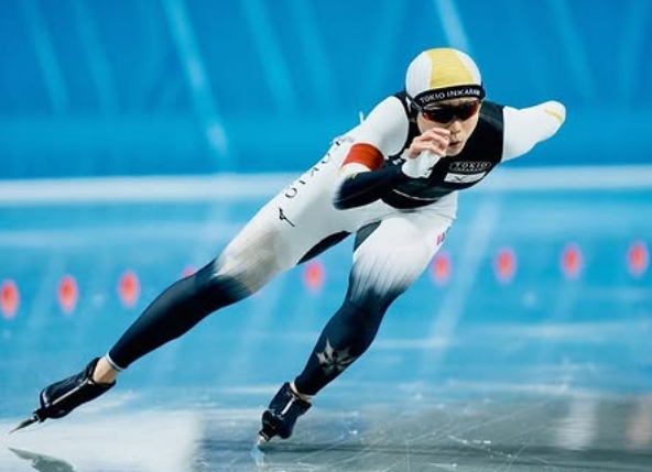 2023年にスケートをしている高木美帆選手