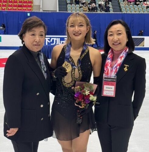2024年全日本フィギュア優勝時の坂本花織選手