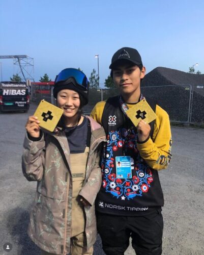 2018年5月20日、X Games Norwayで13歳で史上最年少優勝を果たしたことを報告する村瀬心椛