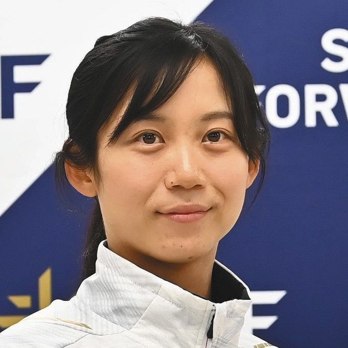 北京オリンピックの日本結団式の高木美帆選手