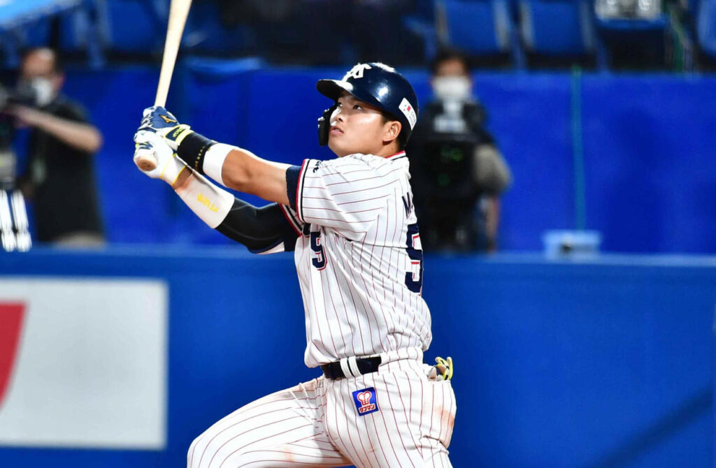 2022年WBCでの村上宗隆選手