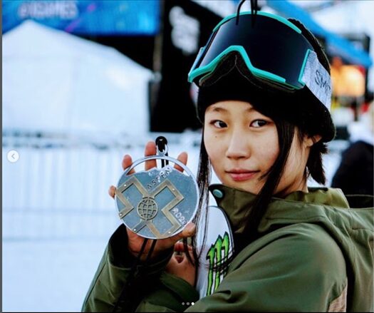 2020年2月1日、2020年1月に行われたX Games Aspenの結果を報告する村瀬心椛