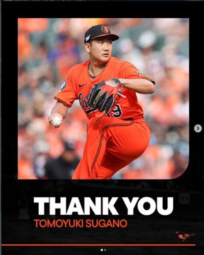 菅野智之のコロラド・ロッキーズ入団決定に対して古巣のボルチモア・オリオールズが発表したコメント